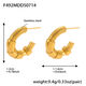 F492-Gold Earrings Picture5