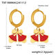 Txf188-Enamel Christmas Element Earrings Picture3