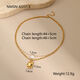 Nmsn-K517-3 Gold Double-Layer Necklace