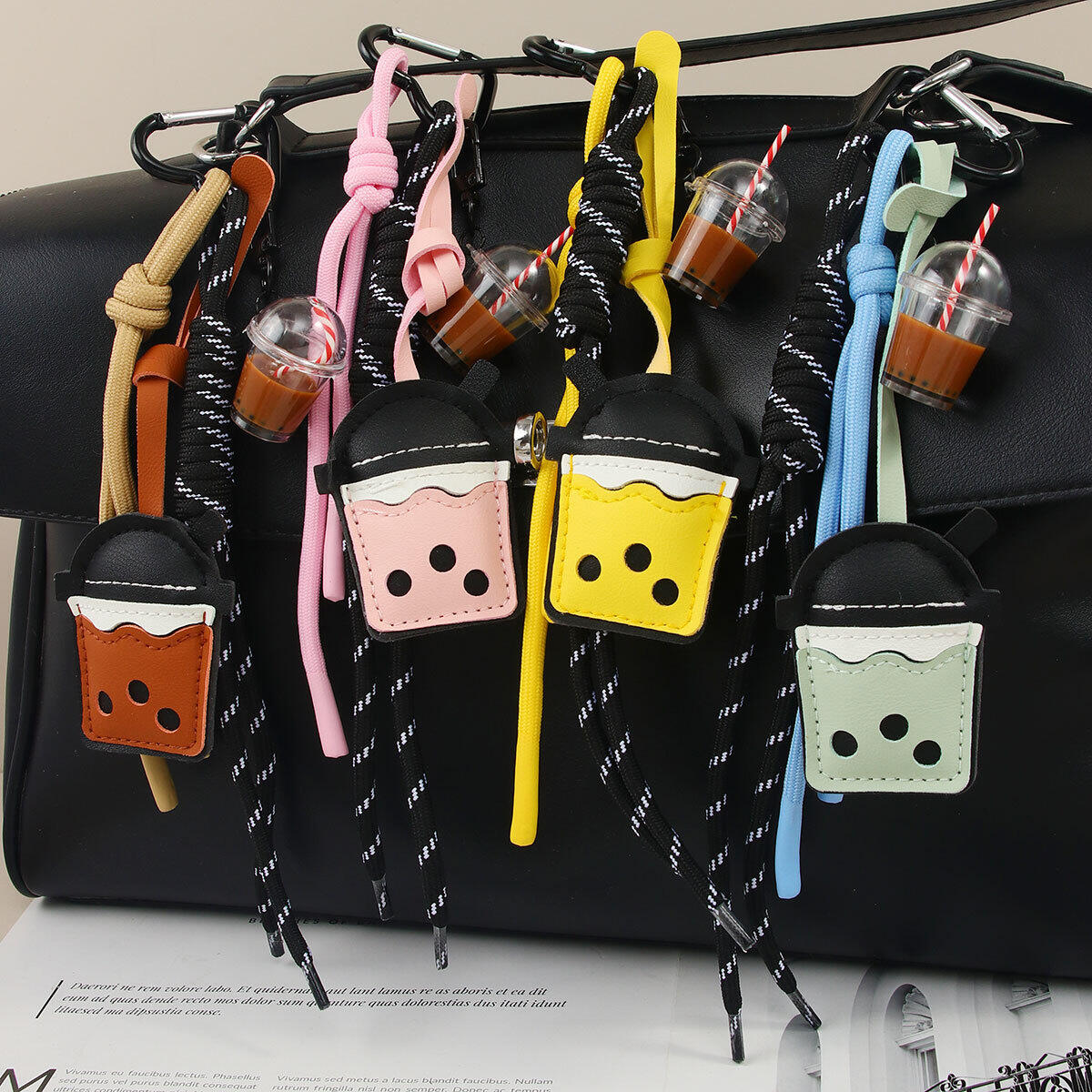 1 Piece Simple Series Cute Cartoon PU Women's Bag Charms