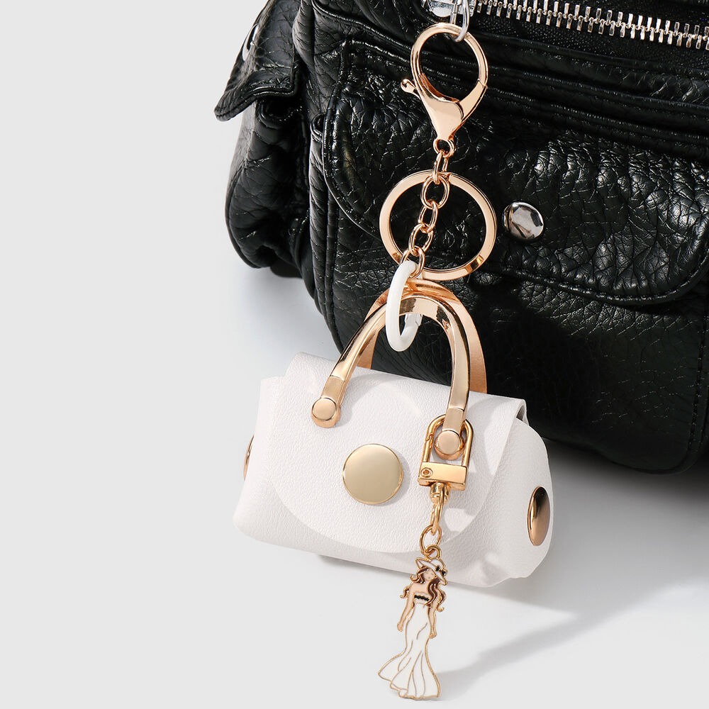 1 Piece Solid Color Mini Bag Charm h5Picture3