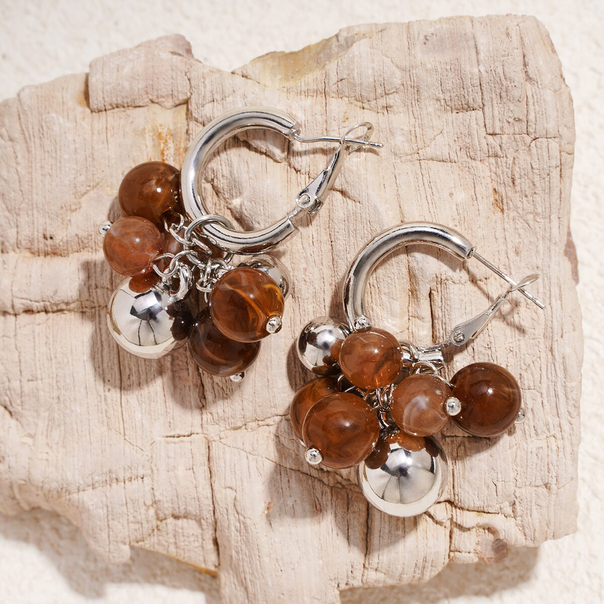 1 Pair Resin Beads Beads Earrings h5 Picture4