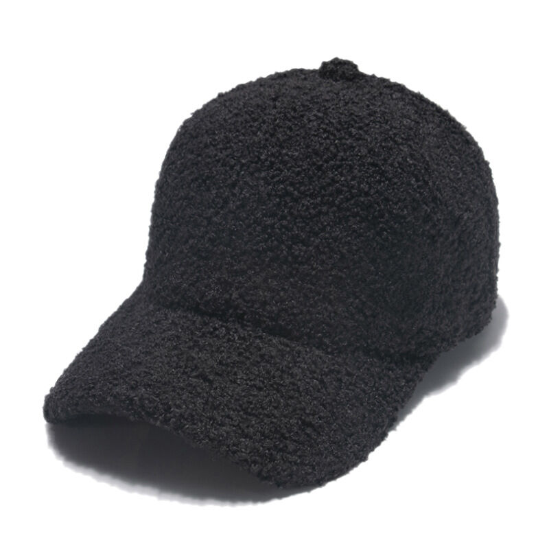 1 Piece Simple Solid Color Plush Women's Hat h5 