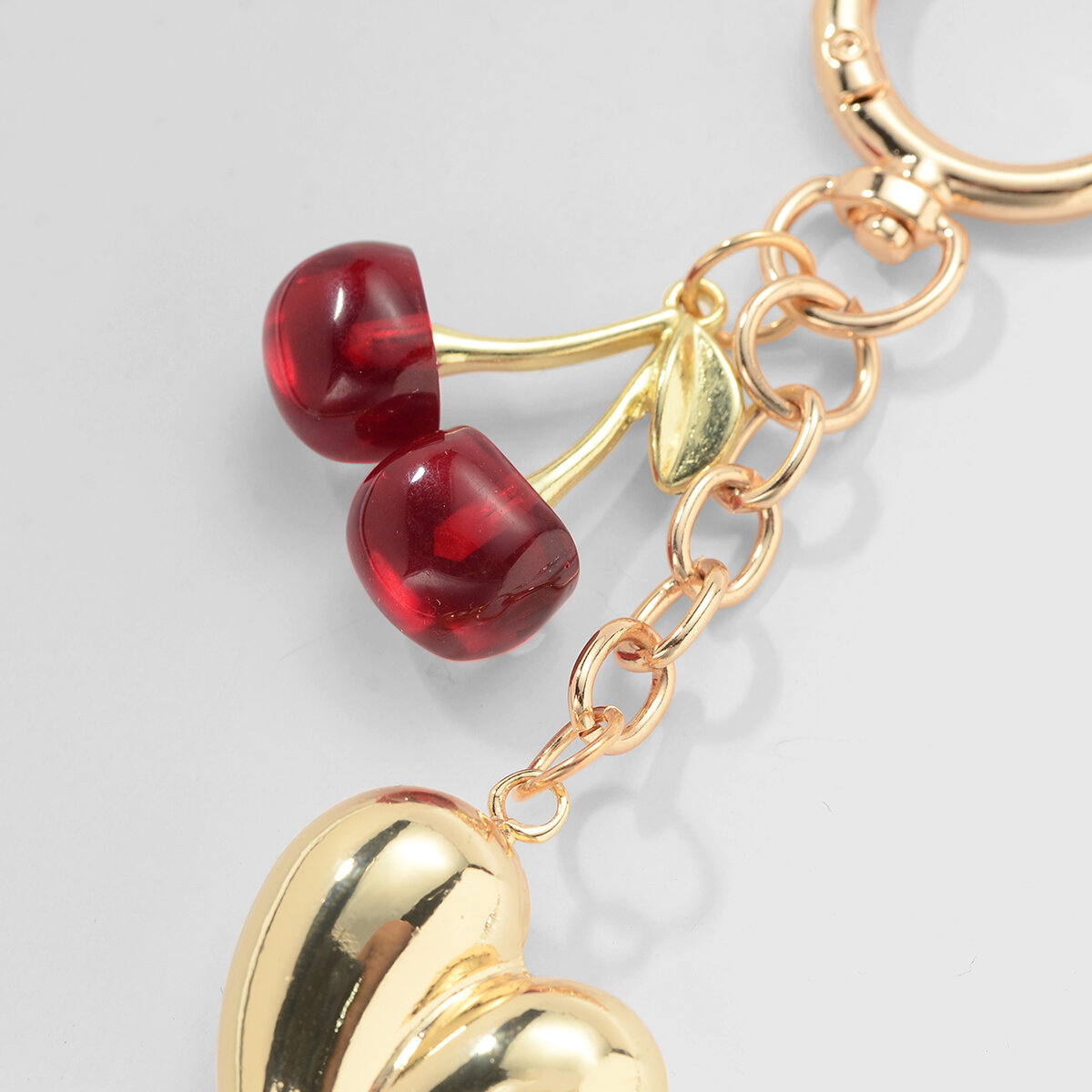 1 Piece Heart Alloy Bag Charm h5 Picture11