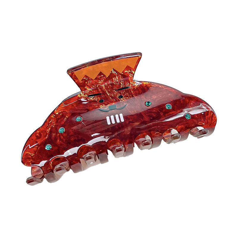 1 stuk Cuat Kerstmis Sneeuwpop Patroon Cadeau PVC Dames Haarklauwen h5 Afbeelding5