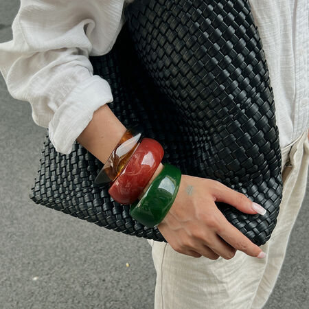 1 Piece Retro Irregular Shape Bangle 2