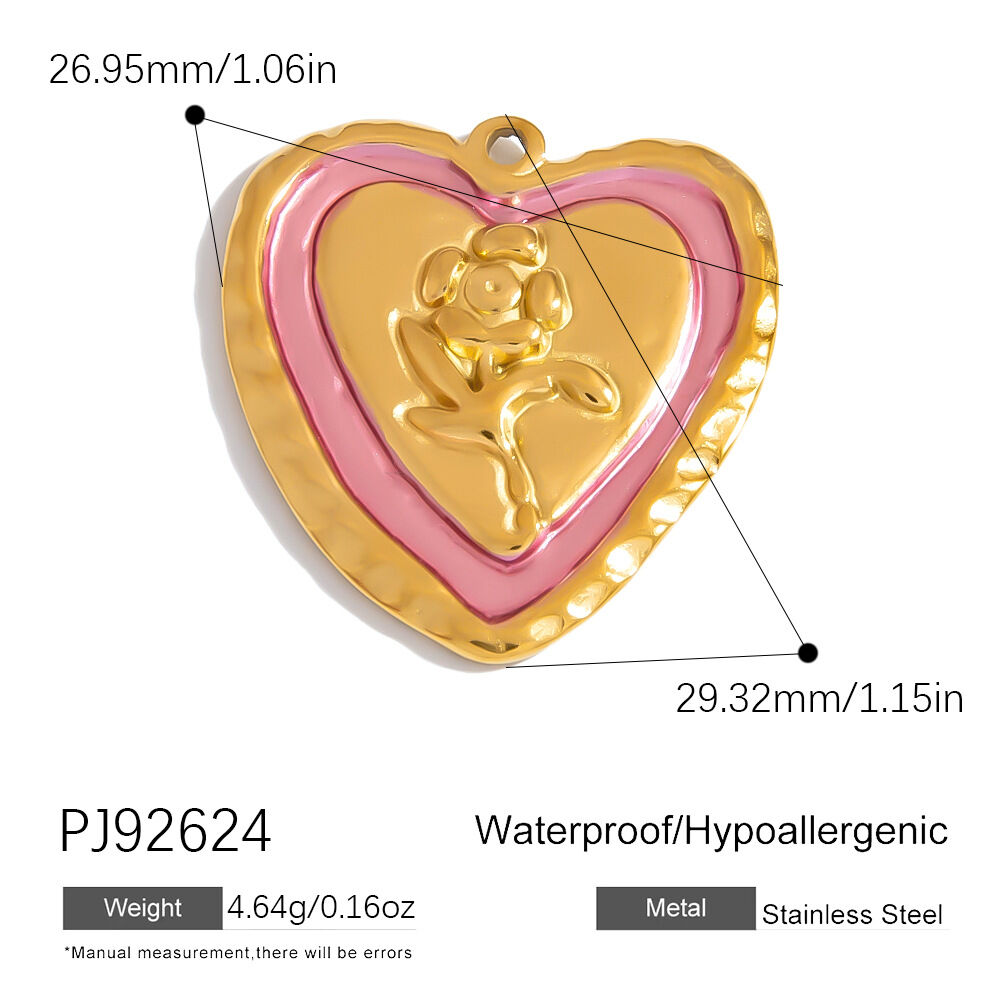 1 Piece Lovely  Casual Irregular Shape Cross DIY Stainless Steel Waterproof   Women's Pendants Picture2