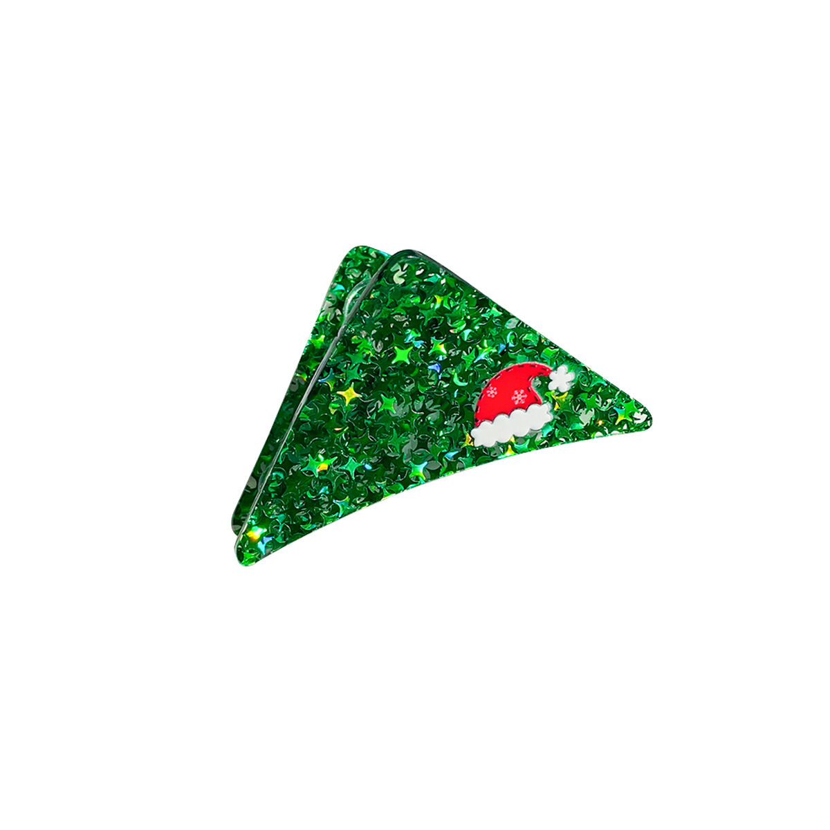 1 stuk eenvoudige serie schattige kerst acryl haarklemmen voor dames Afbeelding3