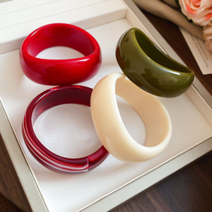 1 stuk onregelmatig gevormde acryl armband h5 Afbeelding2