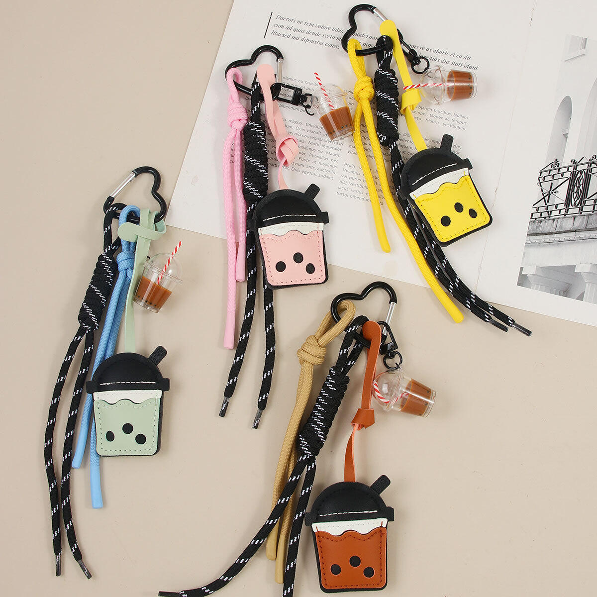 1 Piece Simple Series Cute Cartoon PU Women's Bag Charms 2