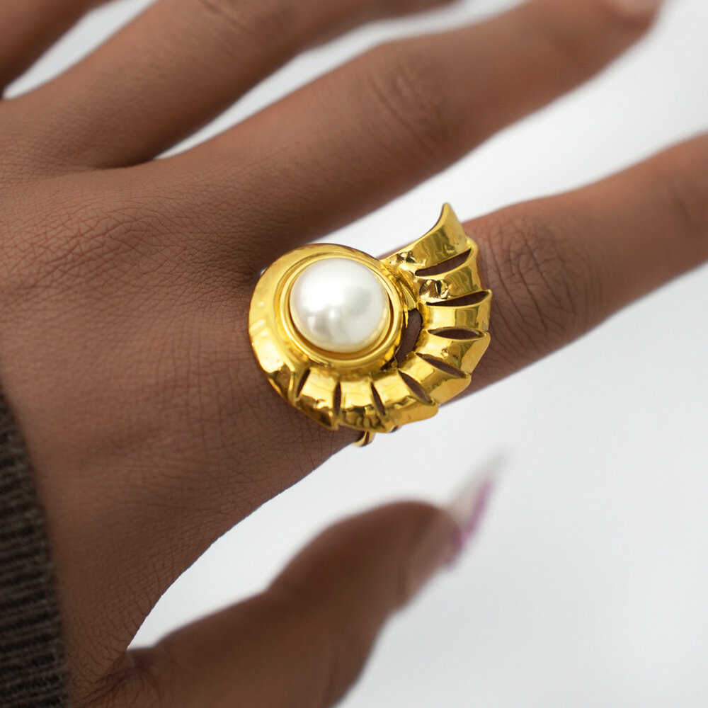 1 Piece Simple Series Natural Animal Turtle Stainless Steel Waterproof Statement Rings Picture4