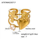 A797-Golden Heart Ring/No.7 Picture3