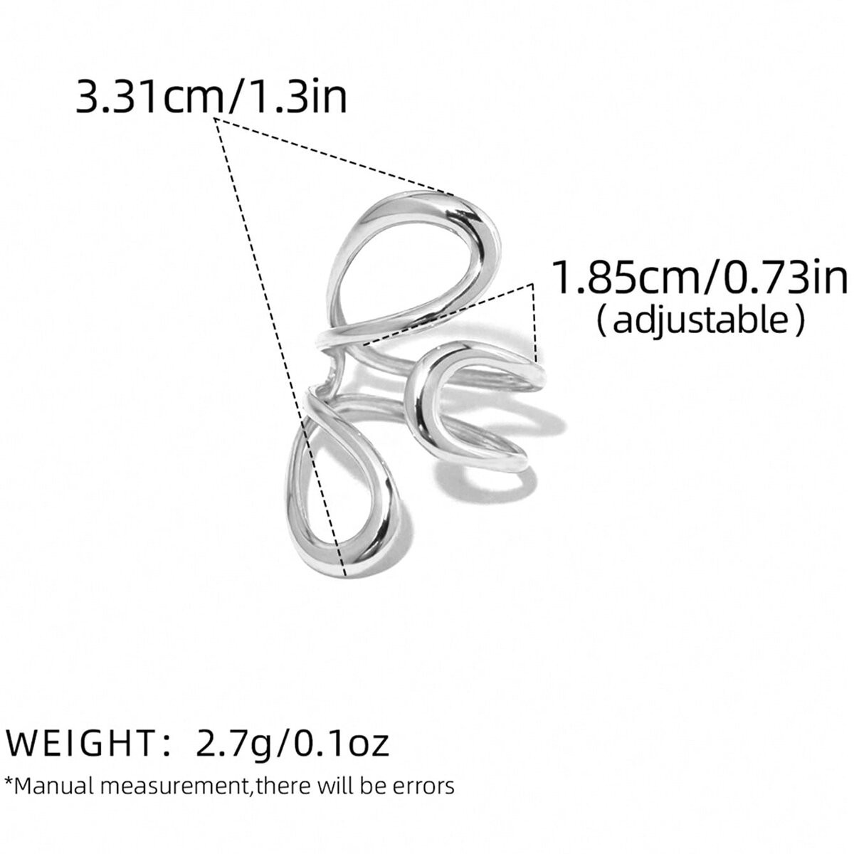 Silver Color/One Size/Ring Style 2 Picture2