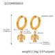 Q125-Gold Earrings