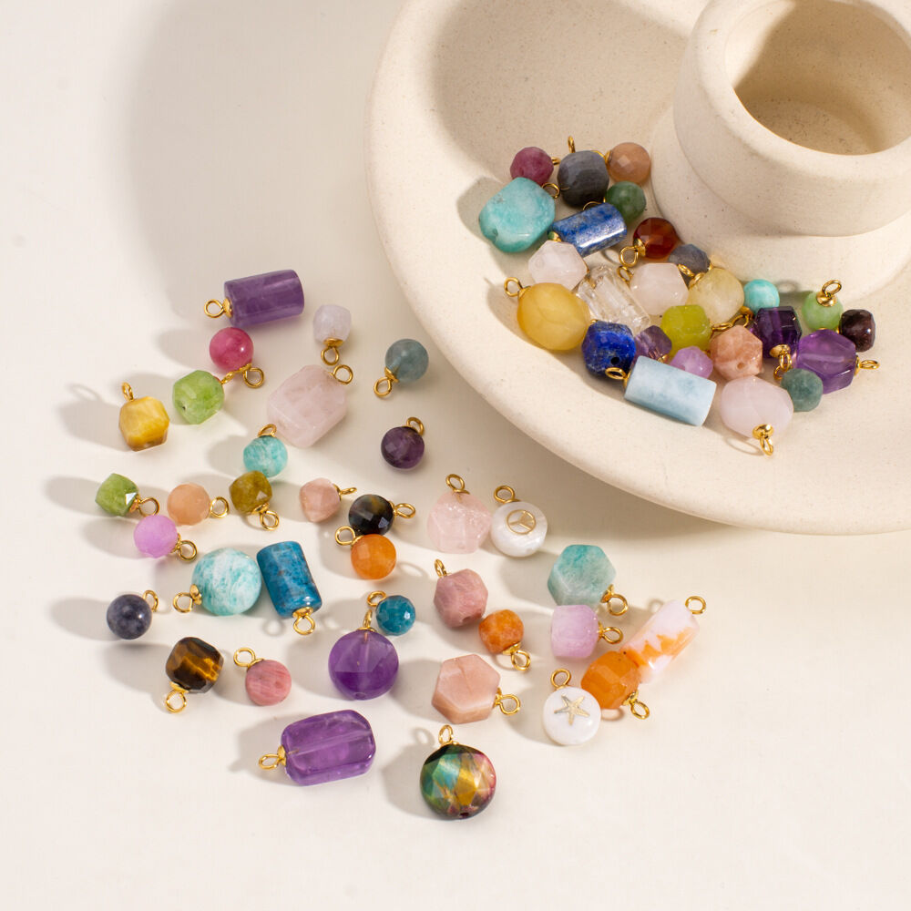 1 Piece Simple DIY Casual Irregular Shape Natural Stones Women's Pendants h5 Picture3