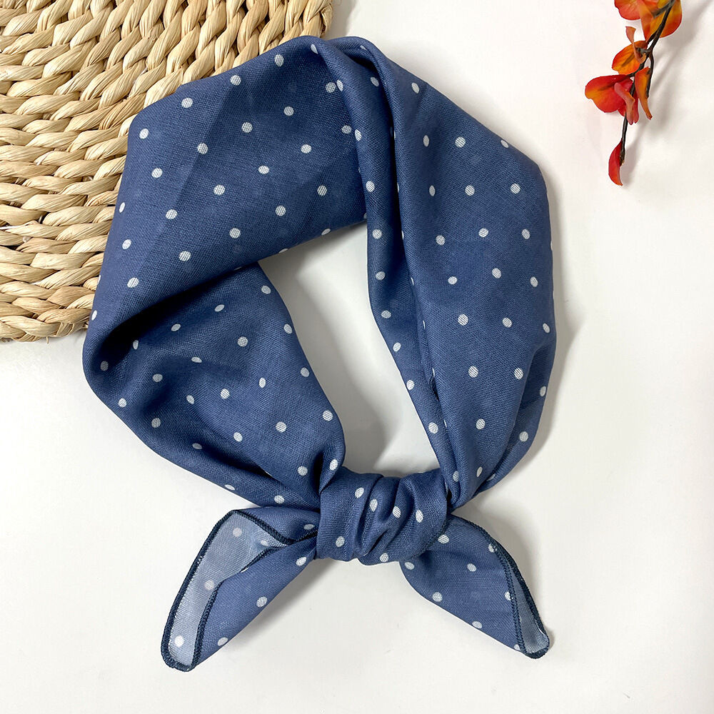 1 Piece Classic Polka Dots Linen Women's Bandana h5Picture3