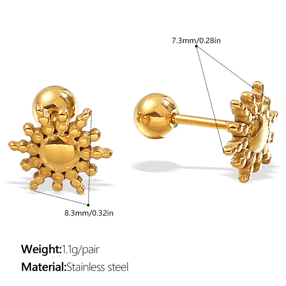 Orecchini da piercing EH1202G Immagine4