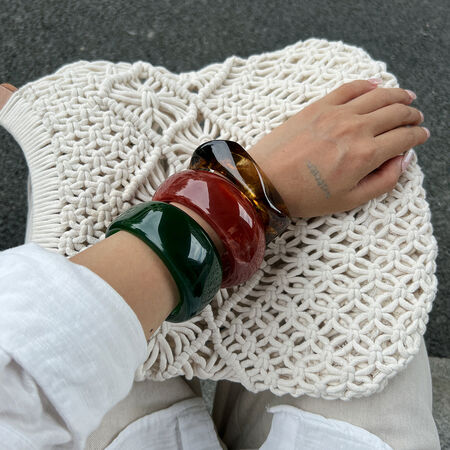 1 Piece Retro Irregular Shape Bangle