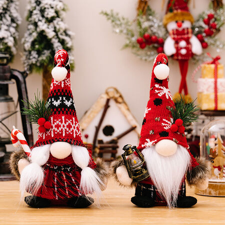 1 stuk kerstdecoratieve pop