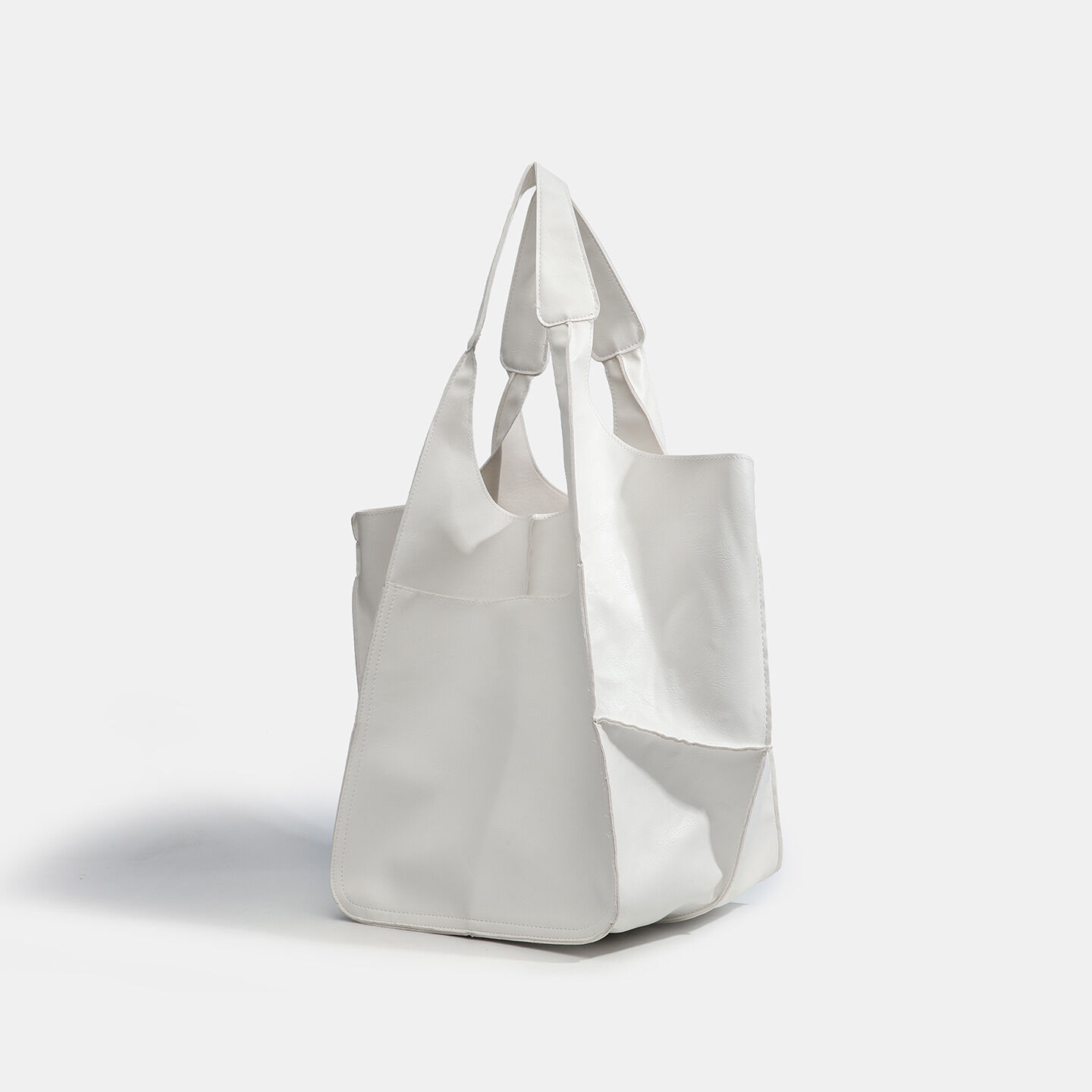 1 Piece Minimalist Retro Solid Color PU Women's Tote Bags Picture2
