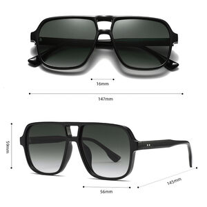1 par de gafas de sol clásicas sencillas con estampado de leopardo y patchwork en varios colores para mujer h5 Imagen5