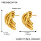 F493-Gold Ohrringe Bild4