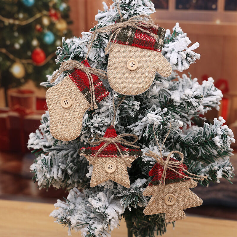 1 pezzo di calza decorativa per albero di Natale