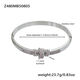 Z480-Steel Colored Zircon Bracelet Picture4