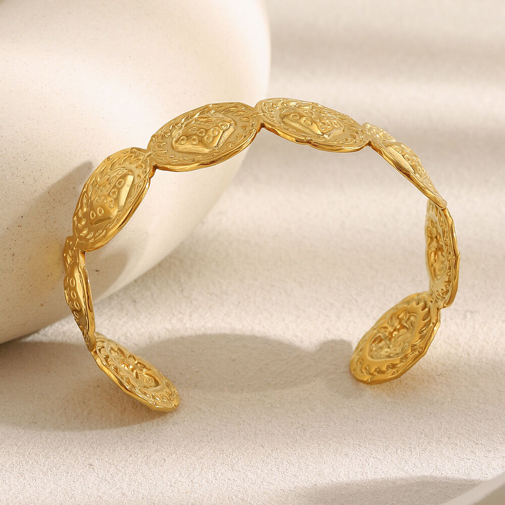1 Stück tägliches Erdbeer-Armband aus Edelstahl, wasserdicht, goldfarben, für Damen h5 Bild3