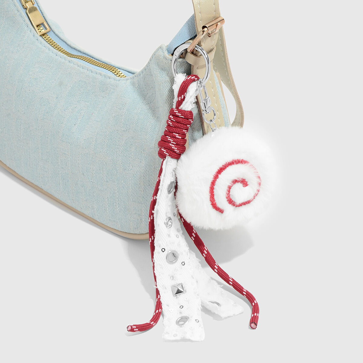 1 Piece Cute Plush Ball Bag Charm 2
