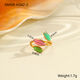 Nmsr-H342-2 Colorful Leaf Ring/One Size Picture2