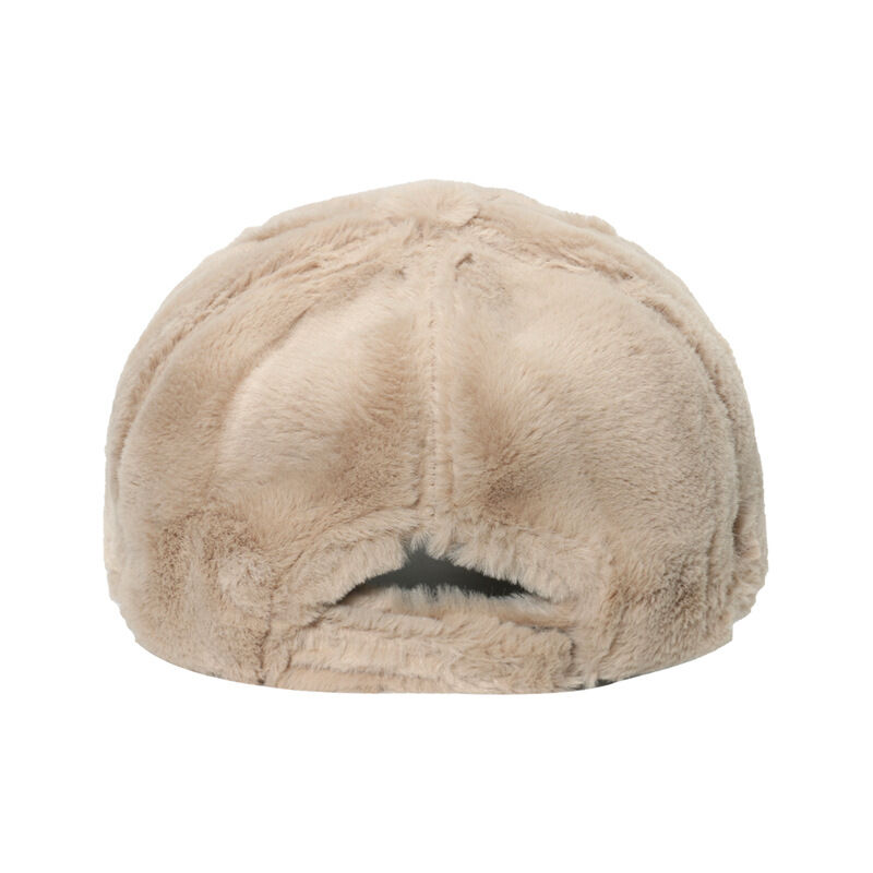 1 Piece Solid Color Plush Women's Hat h5 Picture3