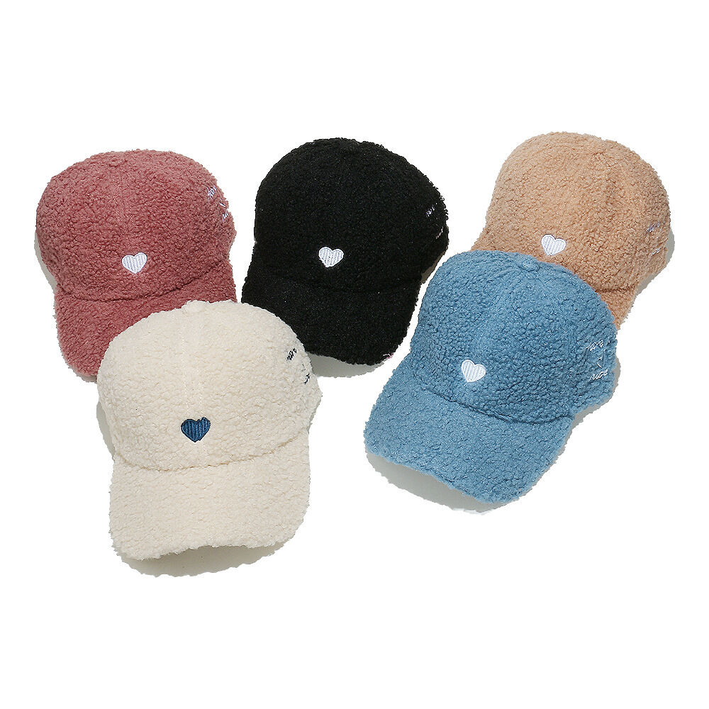 1 Piece Sweet Heart Plush Women's Hat 2