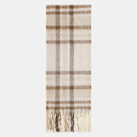 1 Piece Simple Plaid Rayon Women's Winter Scarves 2