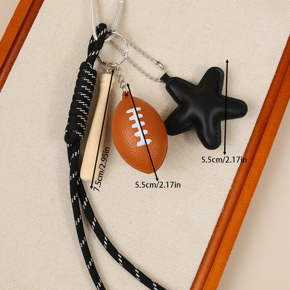 1 Piece Simple Light Luxury Casual Star PU Women's Bag Charms h5Picture2