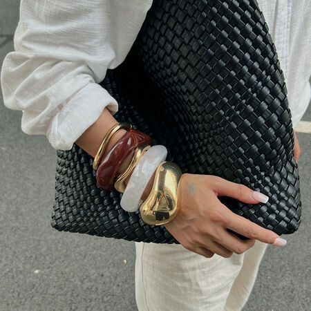 1 Piece Retro Irregular Shape Bangle