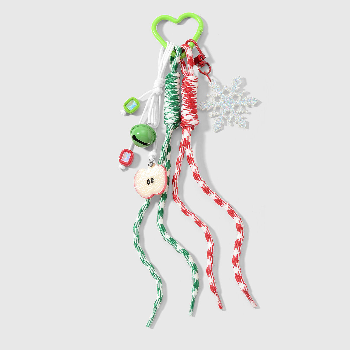 1 Multi-Color Bell Snowflake Keychain Picture3