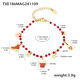 Txe186-Golden Garnet Christmas Element Bracelet Picture2