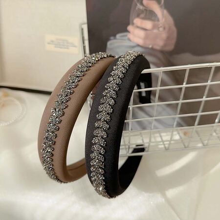 1 Piece Luxurious Elegant Solid Color Women's Hair Bands 2