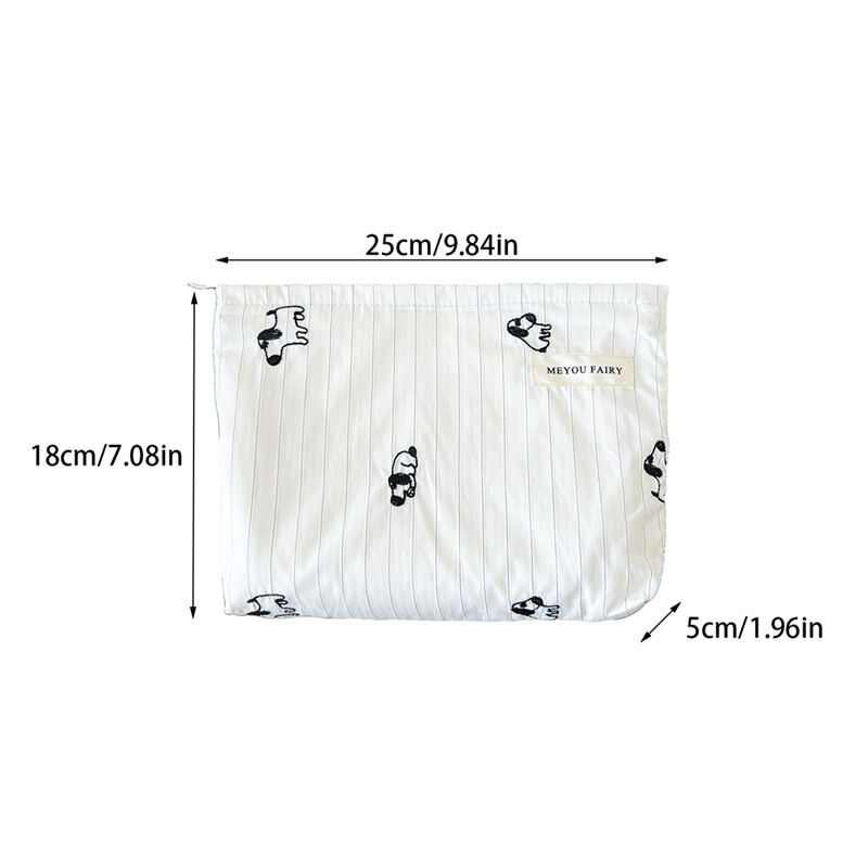 1 Piece Simple Cute Cartoon Puppy  Women's Makeup Bags h5 Picture5