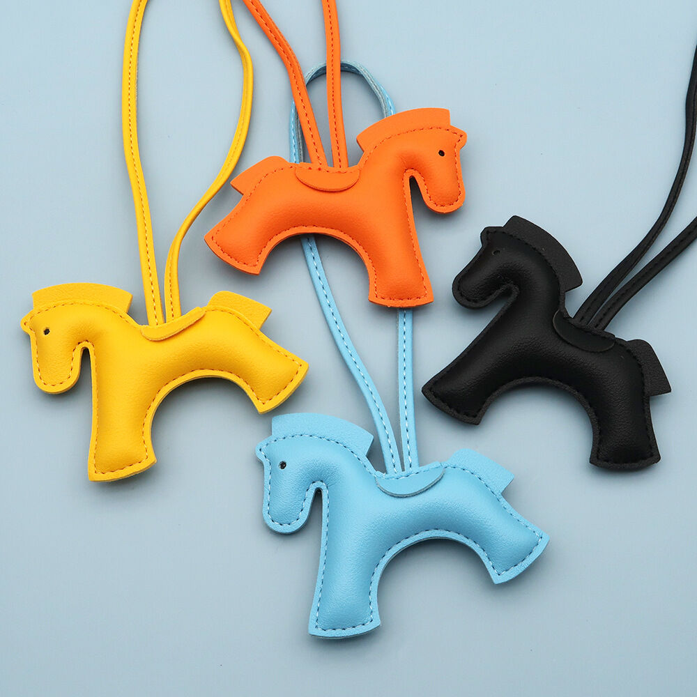 1 Piece Cute Horse PU Bag Charm