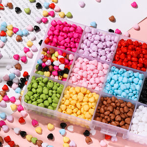 1 Bag of DIY Heart Acrylic Jewelry Beads h5 Picture3