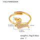 Txa379-Golden Puppy Zircon Ring No. 7 Picture7