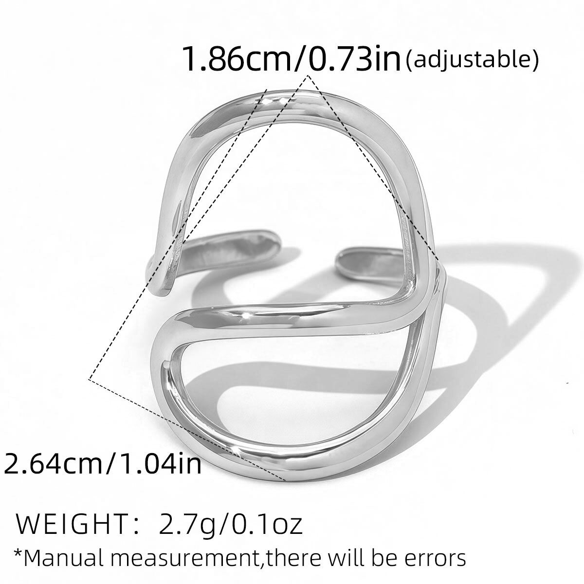 Silver Color/One Size/Ring Style 2 Picture2