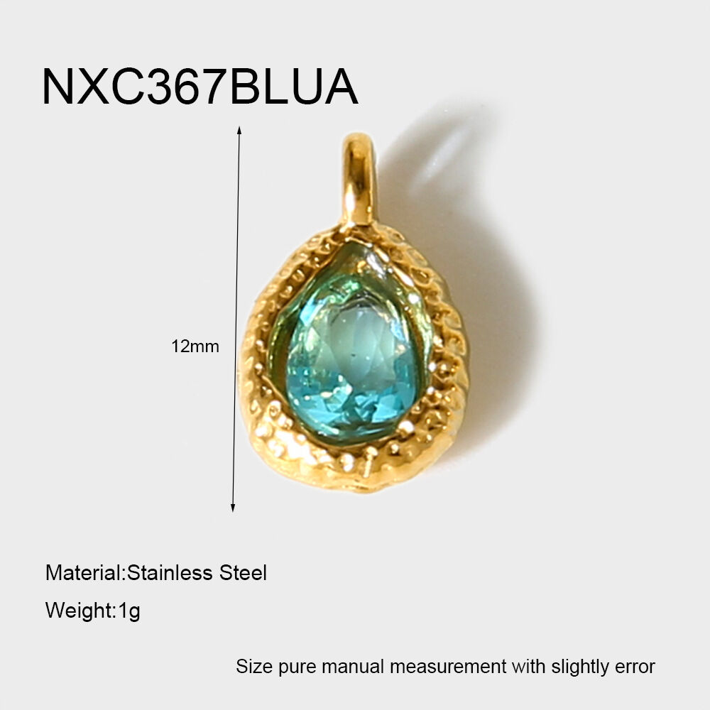 1 Piece Luxurious Elegant Droplet Stainless Steel Waterproof Gold Color Women's Pendants