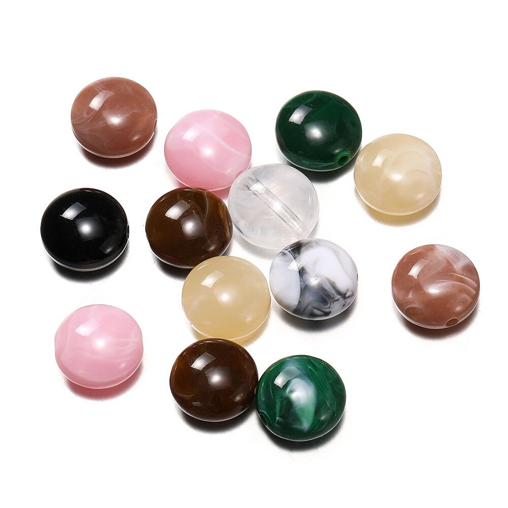 1 Bag of Circle Acrylic Jewelry Beads 2