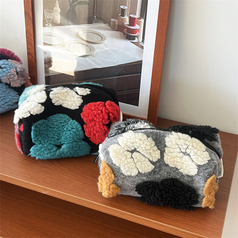 1 Piece Classic  Retro Flower Mixed Color  Women's Makeup Bags