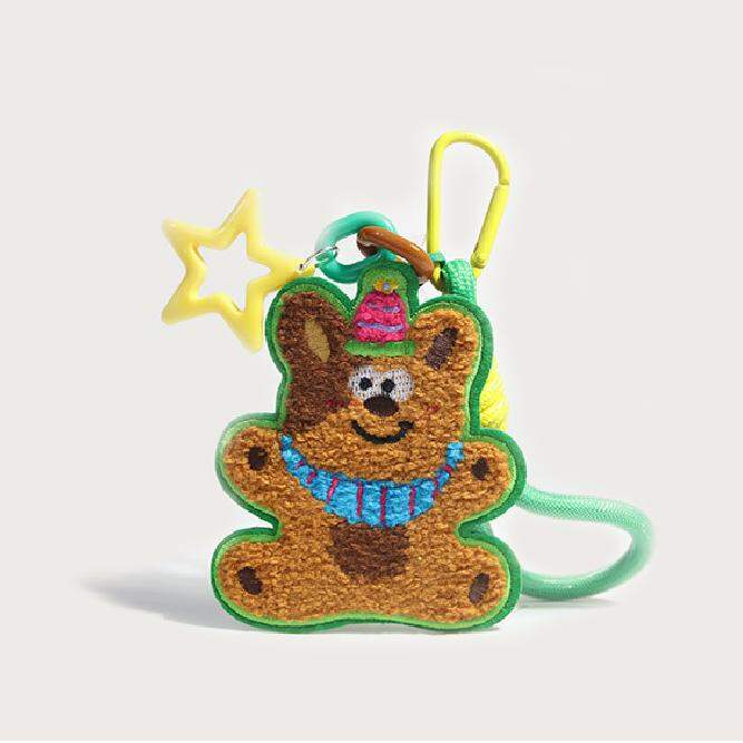1 Piece Romantic Puppy Polyester Fiber Women's Bag charms