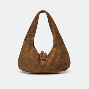 Bolso de hombro étnico informal con borlas de ante sintético para mujer, 1 pieza h5 Imagen4
