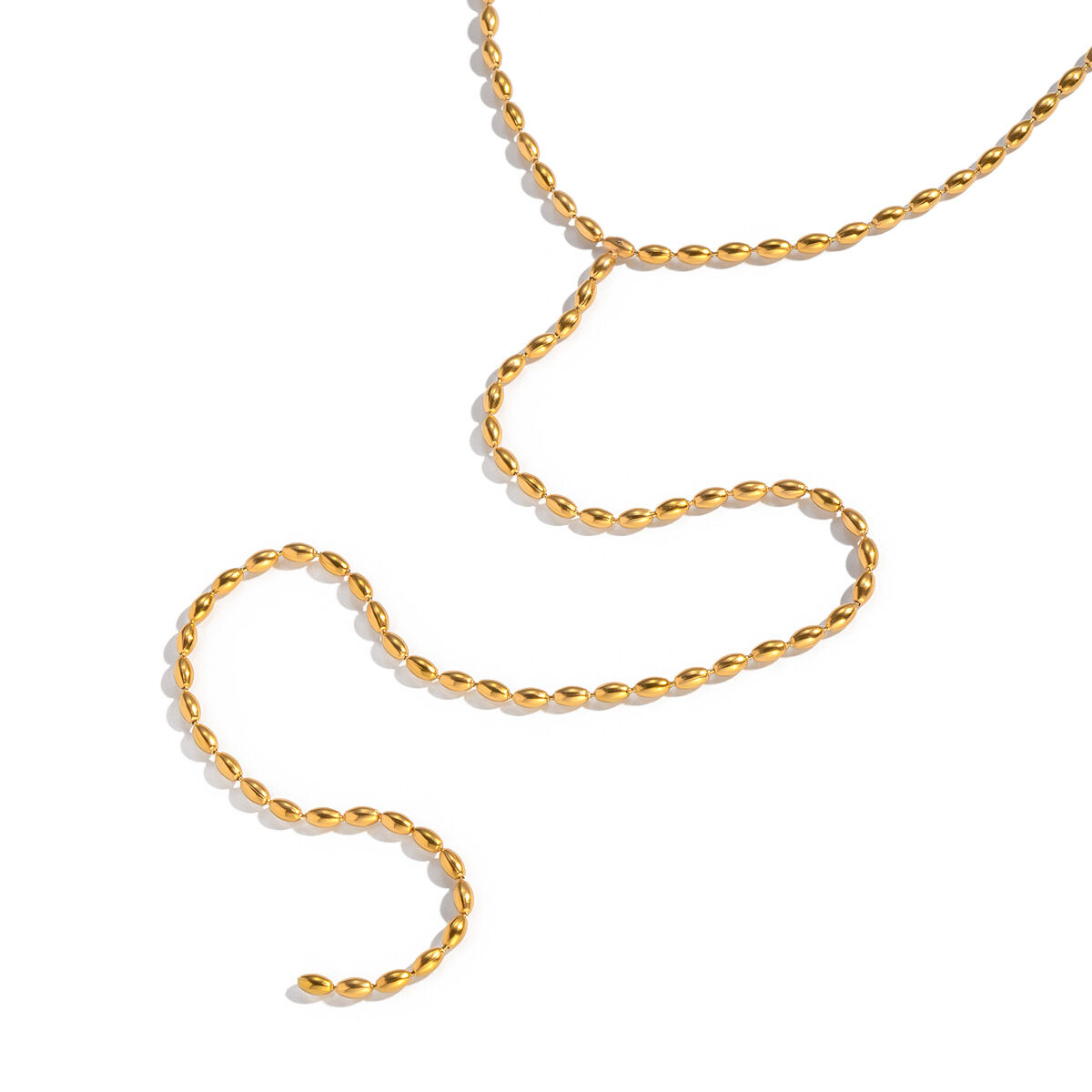 1 Piece Y-shaped Tassel Beads Pendant Necklace Picture5